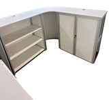 Messetheke U-Form AluFold PRO – Modulares Thekensystem