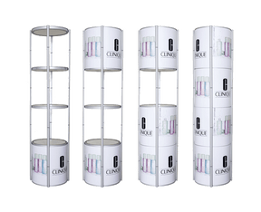 Messevitrine faltbar mit Beleuchtung (LED) kaufen – Messe-Shop24.de