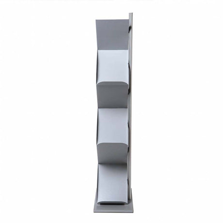 Metall Prospektständer (A4, Aluminium) – Detailansicht
