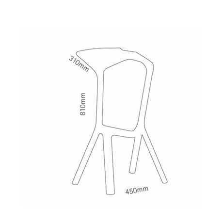 Design Barhocker Miura – Detailansicht