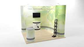 Mobiler Mesestand 3x3m inkl. Digitaldruck kaufen – Messe-Shop24.de