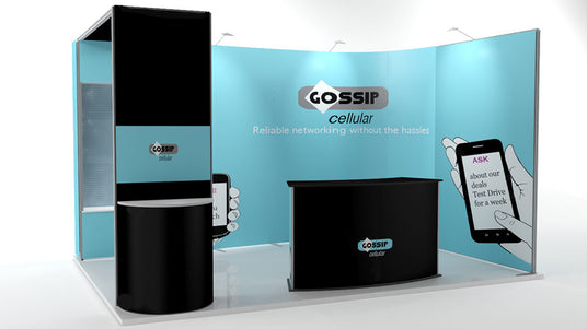Mobiler Messestand 3x4m