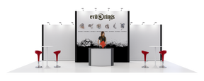 Mobiler Messestand mit Turm 8x4 kaufen – Messe-Shop24.de