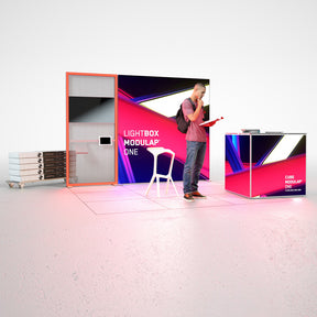 Modulap ONE LED Infostand Set X-08 kaufen – Messe-Shop24.de