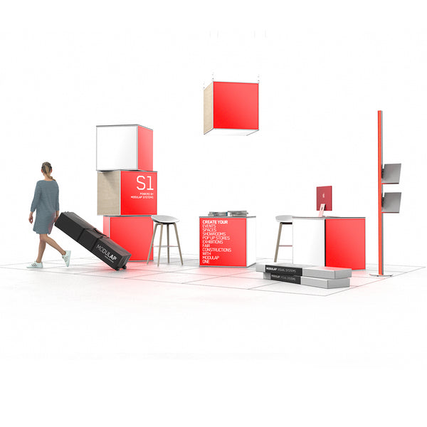 Modulap ONE LED Messestand Set H-05 kaufen – Messe-Shop24.de