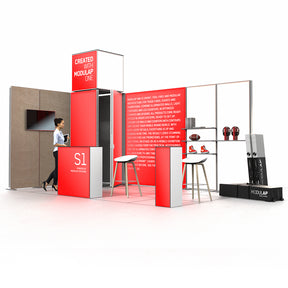 Modulap ONE LED Messestand Set H-08 kaufen – Messe-Shop24.de