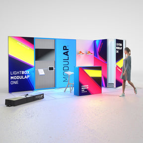 Modulap ONE LED Messestand Set X-04 kaufen – Messe-Shop24.de
