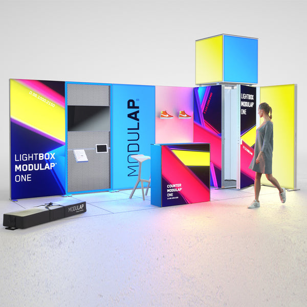 Modulap ONE LED Messestand Set X-06 kaufen – Messe-Shop24.de