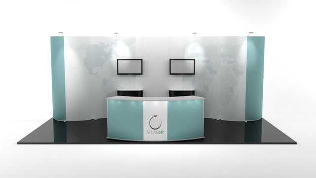 Modularer Messestand 6x3