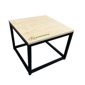 Outdoor Beistelltisch mit Logo (40 x 40 x 33 cm) kaufen – Messe-Shop24.de