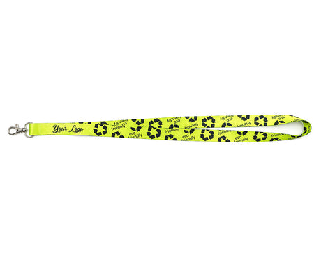 Lanyard Schlüsselband aus recyceltem PET (nachhaltig) – Detailansicht