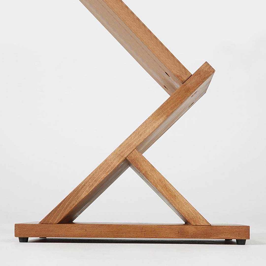 Prospektaufsteller aus Holz "ZickZack"