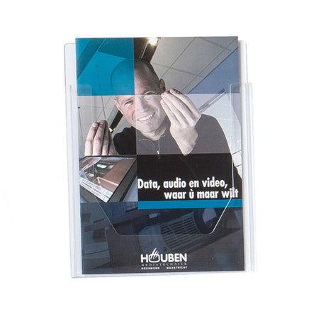 Prospekthalter magnetisch für RollUp Displays – Detailansicht