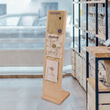 Holz Prospektständer Velo Wood