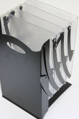 Prospektständer faltbar schwarz