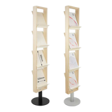 Compact Wood Prospektständer aus FSC-Holz