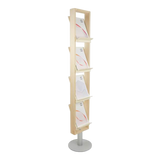 Compact Wood Prospektständer aus FSC-Holz