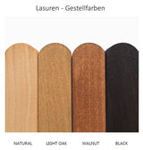 Liegestuhl bedruckt mit Armlehne und zwei Getränkehaltern