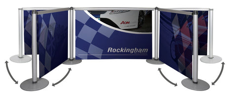 Rollbanner Messewandsystem – Detailansicht