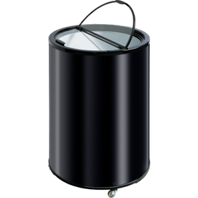Runder Werbekühlschrank mit Druck (87 Liter)
