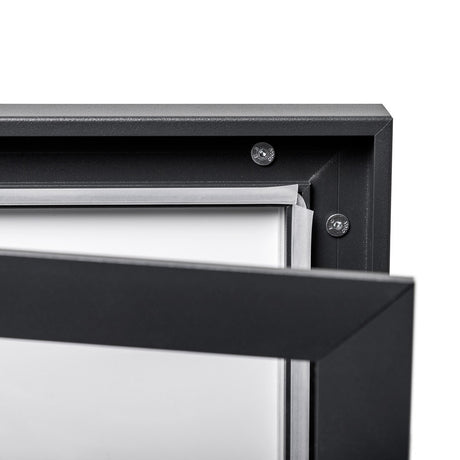 Schaukasten Innen/Außen 3xA4 RAL7016