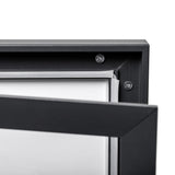 Schaukasten Innen/Außen 4xA4 RAL7016