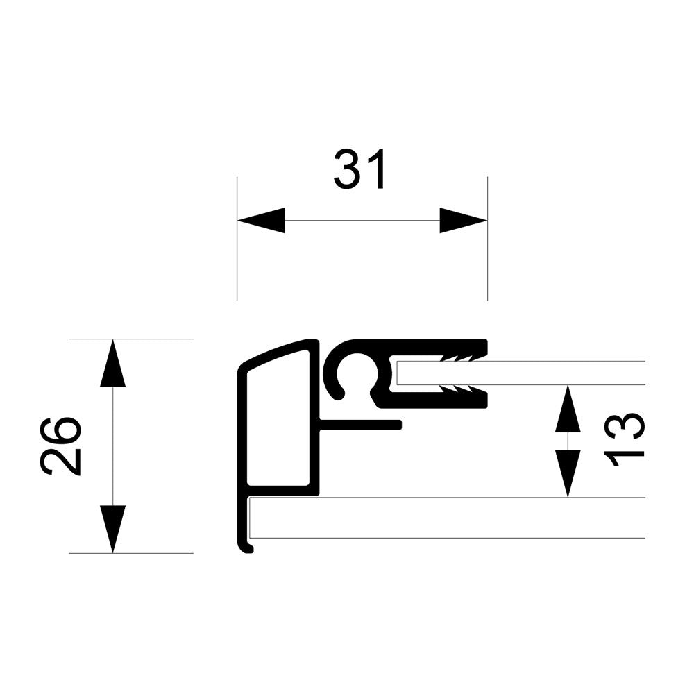 Schaukasten Innen 9xA4, RAL 9005