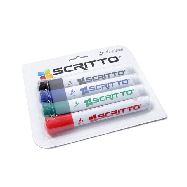 4 Whiteboardmarker blau,rot,schwarz,grün