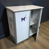 Messe-Sideboard mit individuellem Druck, mobil + abschließbar - 100 x 95 x 55 cm