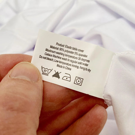 Stehtischhusse weiß stretch Ø 80 cm