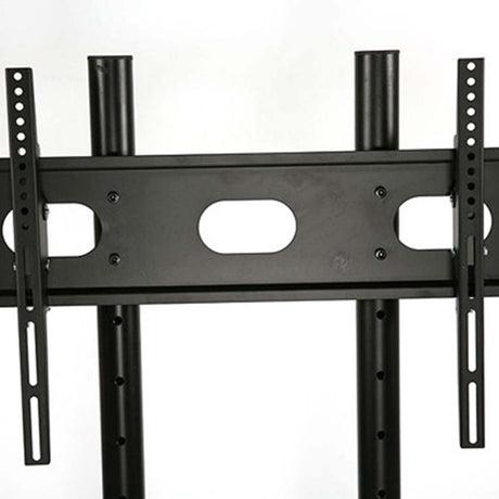 TV Rack schwarz mit Ablage – Detailansicht