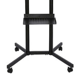 TV Rack schwarz mit Ablage