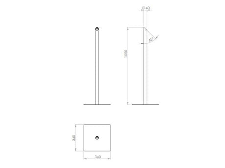 Tablet Boden Standfuß – Detailansicht