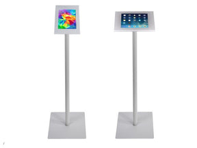 iPad Ständer mit Diebstahlschutz mit Werbeschild inkl. Digitaldruck kaufen – Messe-Shop24.de