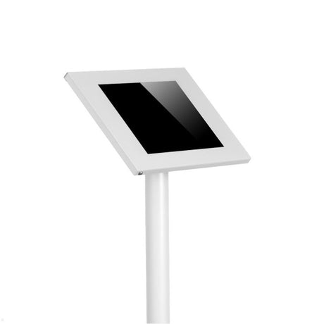 iPad Ständer mit Diebstahlschutz mit Werbeschild inkl. Digitaldruck – Detailansicht