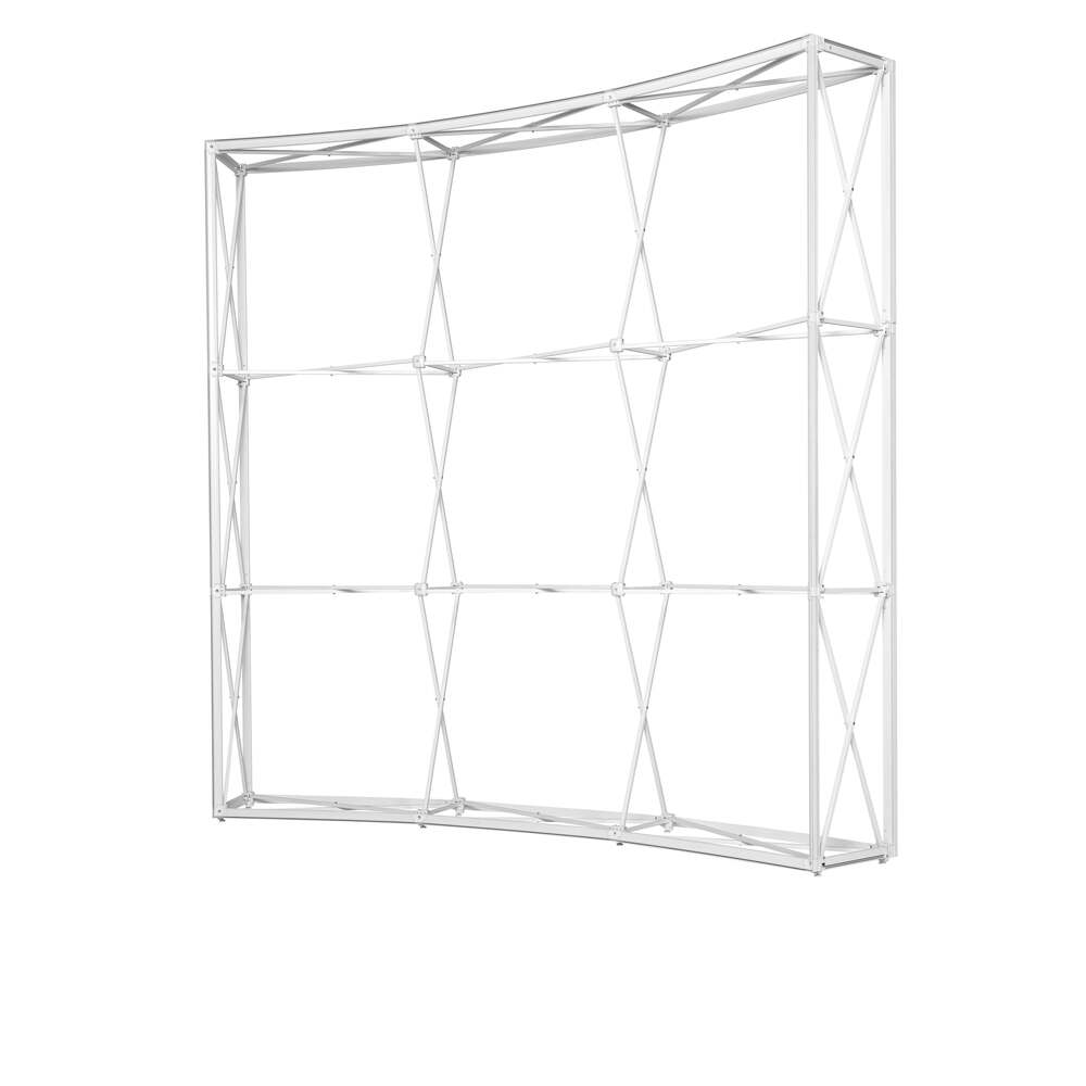 Fold-It TEXframe Sponsorenwand gebogen