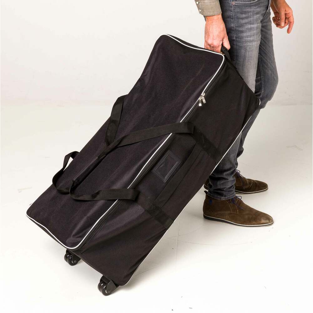 Fold-It TEXframe Sponsorenwand gebogen