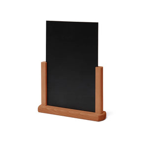Tischaufsteller Holz mit Kreidetafel – Detailansicht