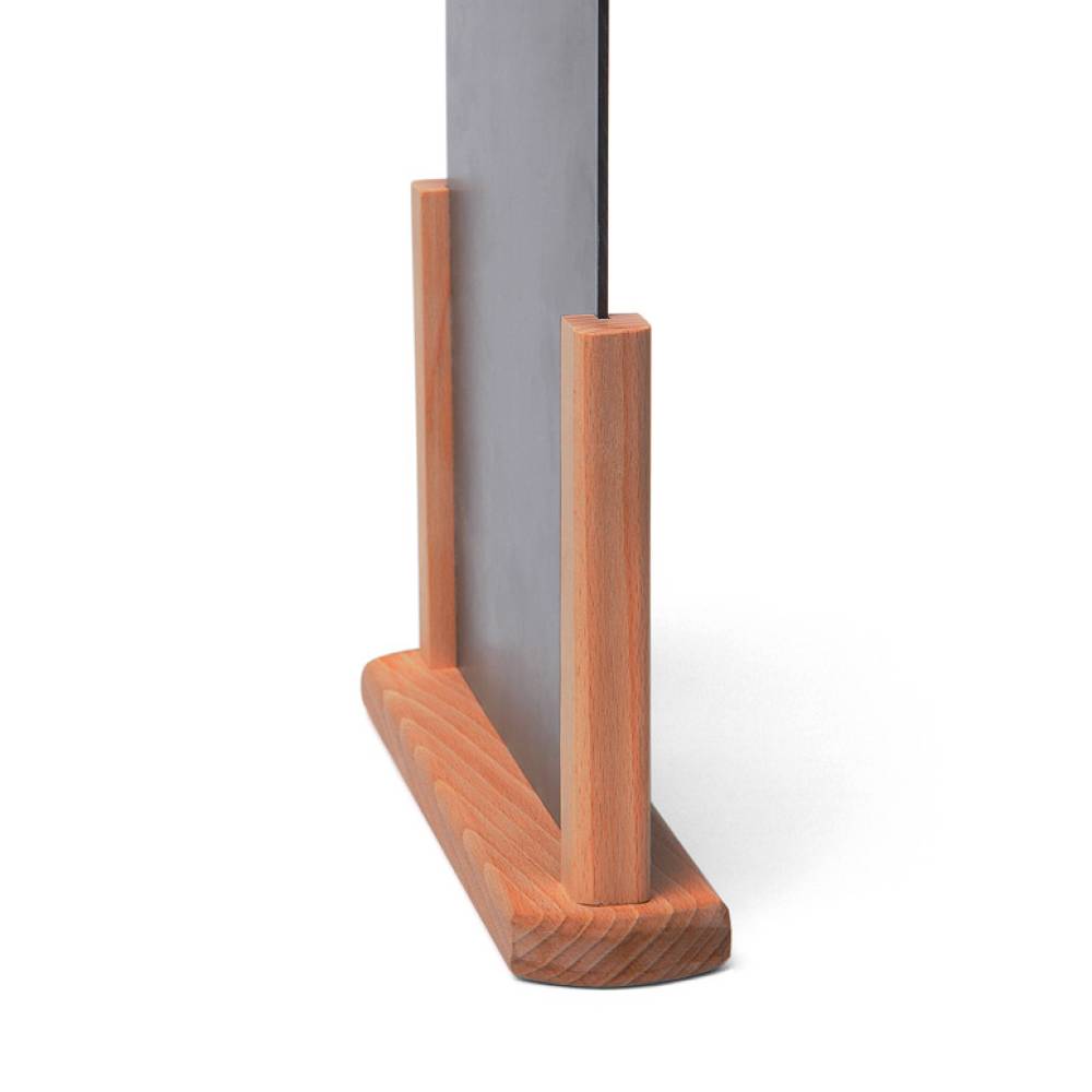 Tischaufsteller Holz mit Kreidetafel