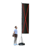 TriPole Fahnenmast mit Werbefahne (mobil)