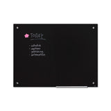 Scritto® Glasboard Schwarz 90 x 120 cm
