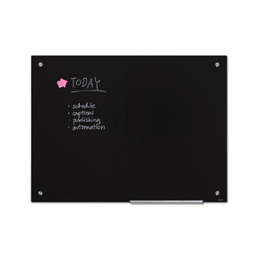 Scritto® Glasboard Schwarz 90 x 120 cm