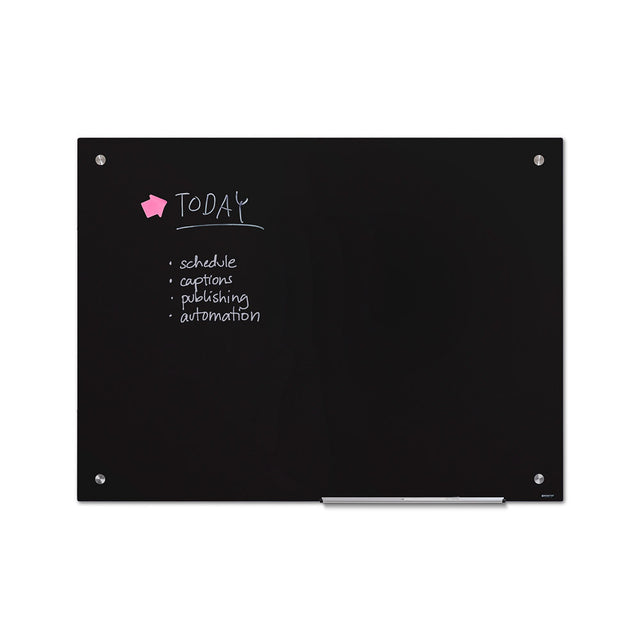 Scritto® Glasboard Schwarz 90 x 120 cm