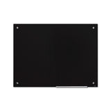 Scritto® Glasboard Schwarz 90 x 120 cm