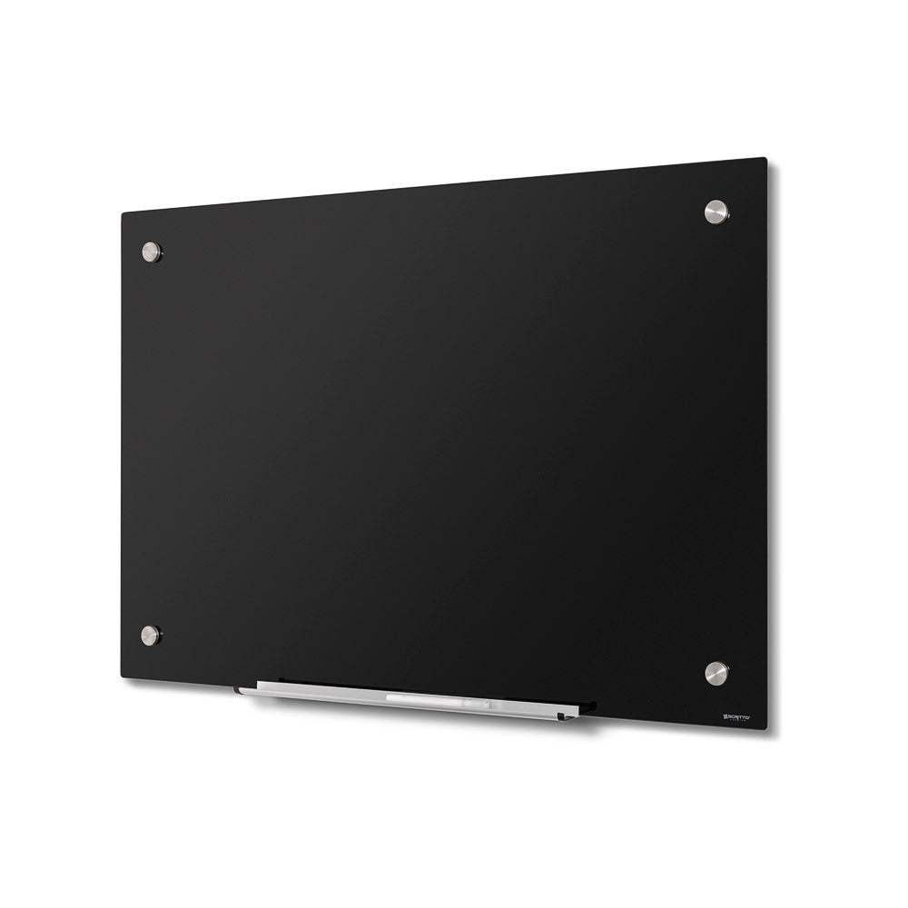 Scritto® Glasboard Schwarz 90 x 60 cm