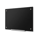 Scritto® Glasboard Schwarz 90 x 60 cm