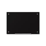 Scritto® Glasboard Schwarz 90 x 60 cm