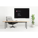 Scritto® Glasboard Schwarz 90 x 60 cm