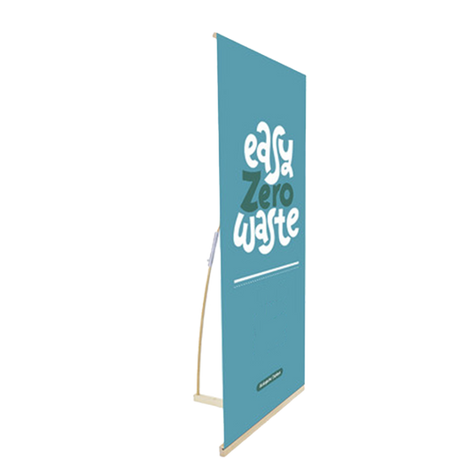 Bannerdisplay aus Holz "Woody"