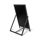 Holz Kundenstopper Flip 68x140 cm Schwarz